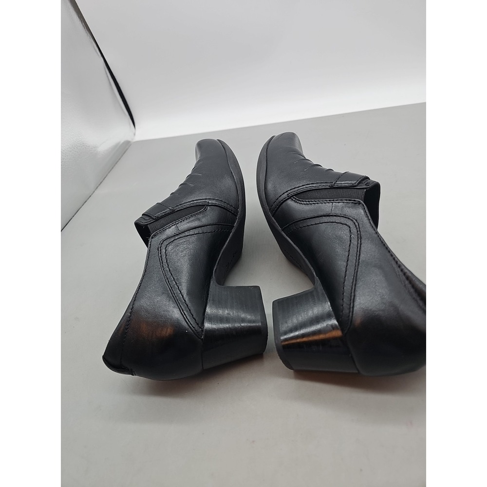 Womens Clarks Rosalyn Nicole Black 7.5 D Comfort Bootie Block Heel - Picture 5 of 7